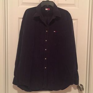 Men’s Tommy Hilfiger corduroy button down size XL